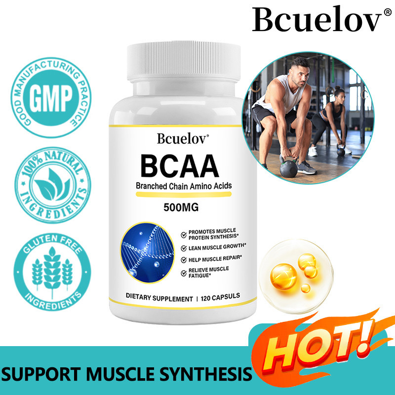 Bcuelov Branched Chain Amino Acids - BCAA Muscle Recovery & Muscle ...