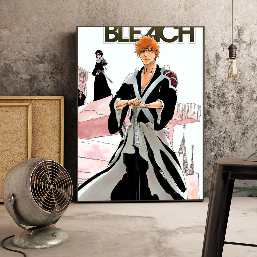 Bleach Ichigo Kurosaki - Canvas Panel on sale Painting 16x20in