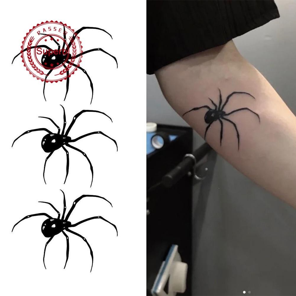 Spider Tattoo Patch Waterproof Fake Tattoo Temporary Sticker U8e6 ...