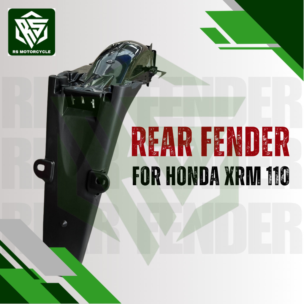 [RS MOTORCYCLE] MOTORCYCLE PARTS REAR FENDER XRM | Shopee Philippines
