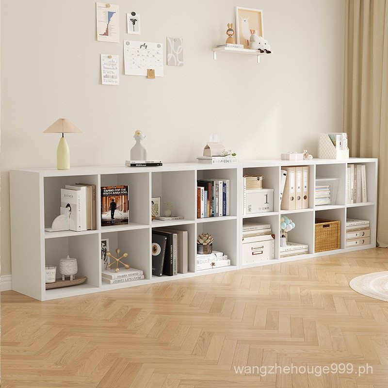 Free Combination Grid Cabinet Bookshelf Floor Storage Rack Children's ...