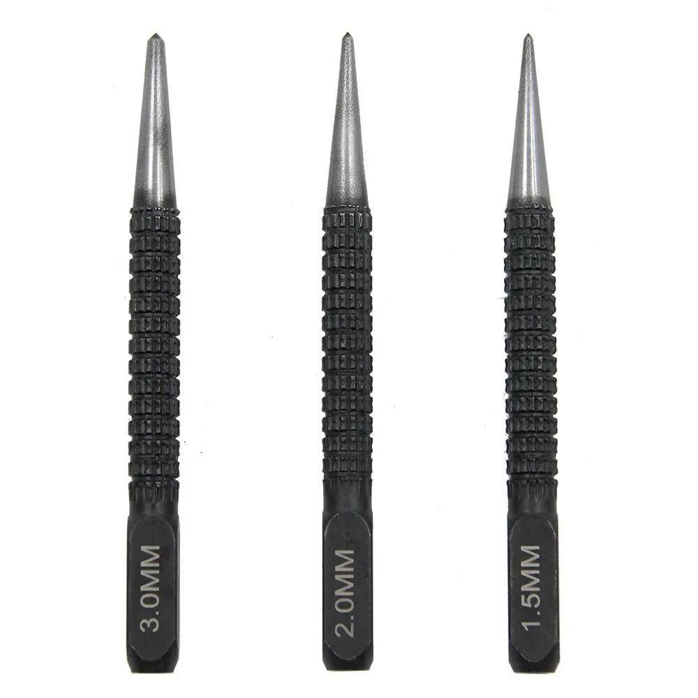 YUSENSS 1/3Pcs Center Punch, Universal Carving Scribing Locator Metal ...