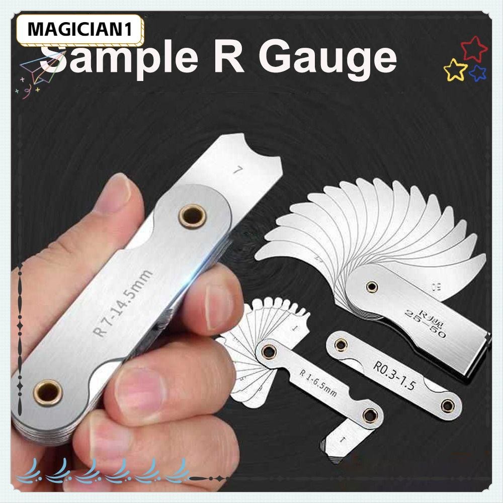 MAGICIAN1 16pcs/set Screw Pitch Radius Fillet Gauge Measuring Gage ...