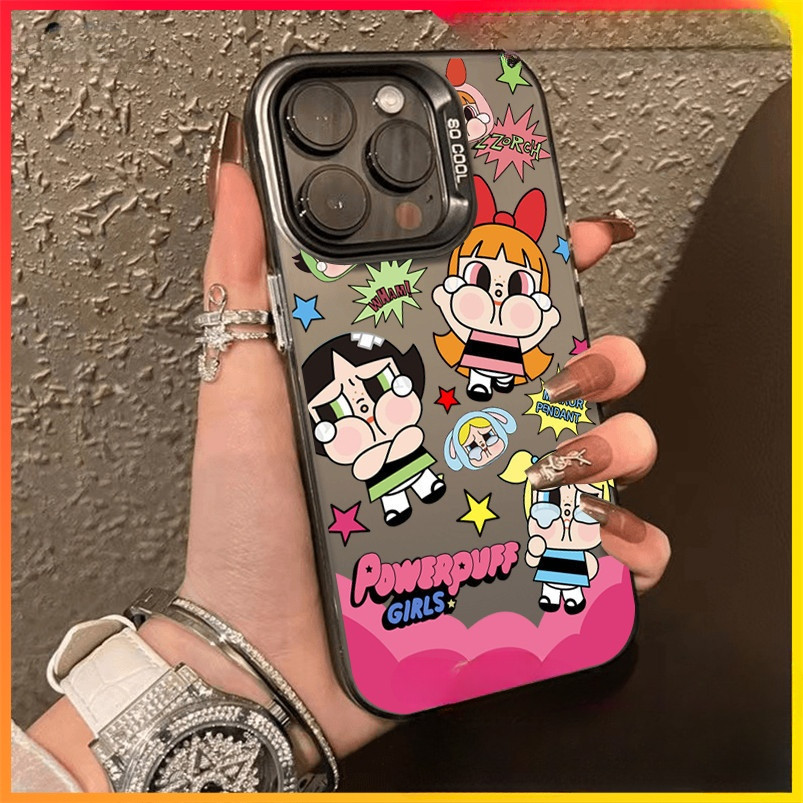 For iPhone 11 12 13 14 15 16 Pro Max Case Creative Funny The Powerpuff