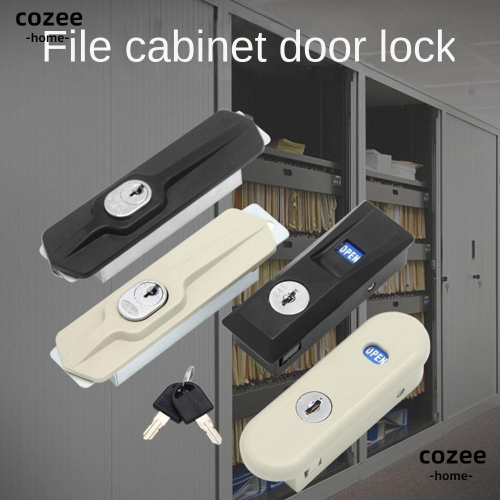 COZEE File Cabinet Lock, Zinc Alloy with Key Sliding Door Lock, Anti ...