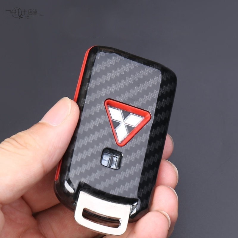 Mitsubishi Genuine Leather Car Key Cover Keychain Wallet New Car Logo ...