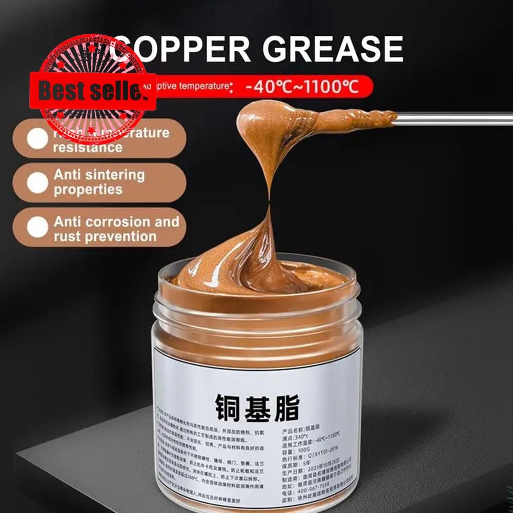 100ml Car Copper Based Grease Engine Bolts Hub Gears Resistance ...