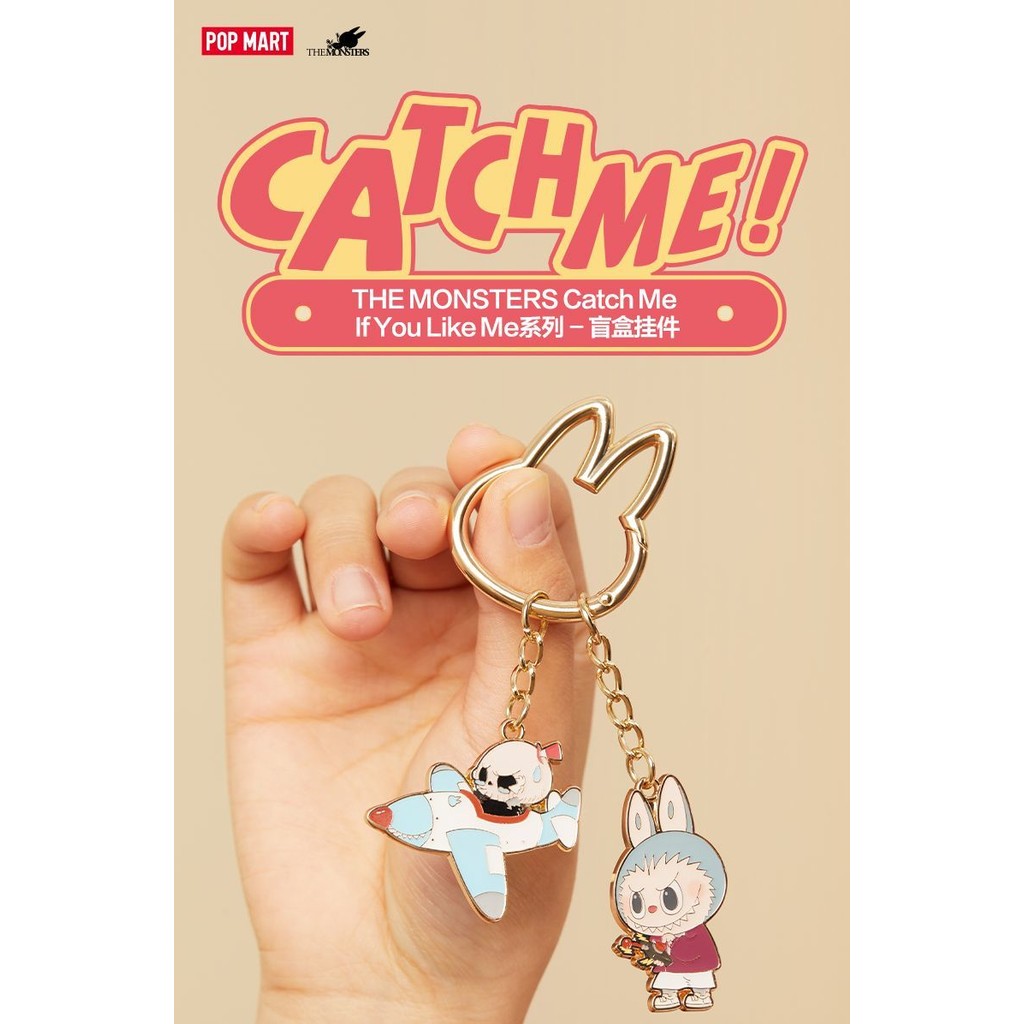 100%POPMART正品 THE MONSTERS Catch Me If You Like Me挂件 YBRN | Shopee ...