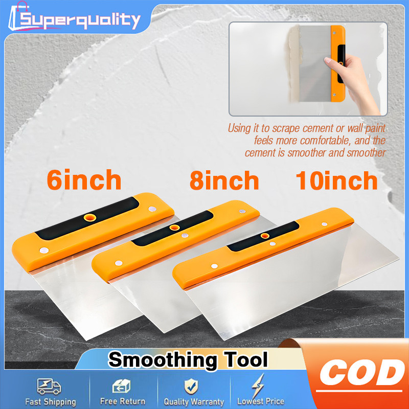 6/8/10inch Putty Knife Paint Tool Stainless Plaster Shovel Filling ...