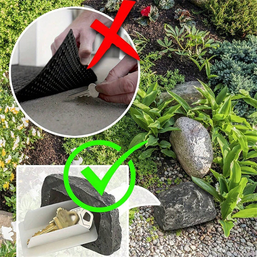 Hide A Key Outdoor Waterproof Key Hiders Safe Storage Lock Box For ...