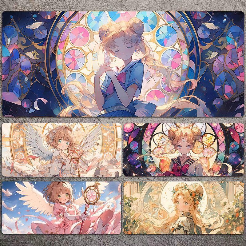 Mouse Pads Anime Cardcaptor Sakura Extra Large Thickened Computer ...