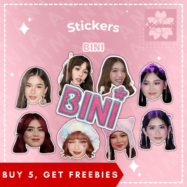 BINI Stickers Bini Maloi Mikha Sheena Stacey Colet Jhoanna Gwen Aiah