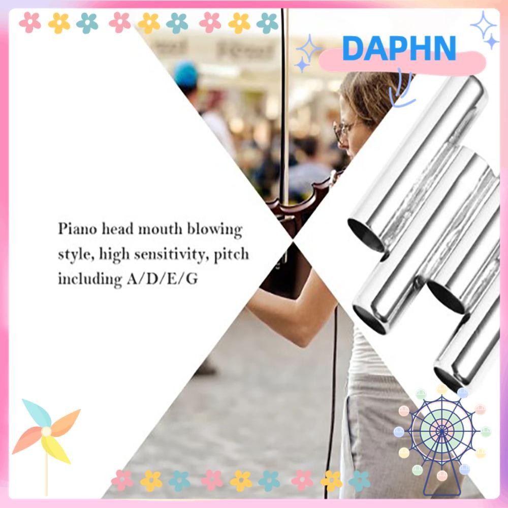 DAPHS Violin Tuner, Stainless Steel Violin Accessories Metal Calibrator