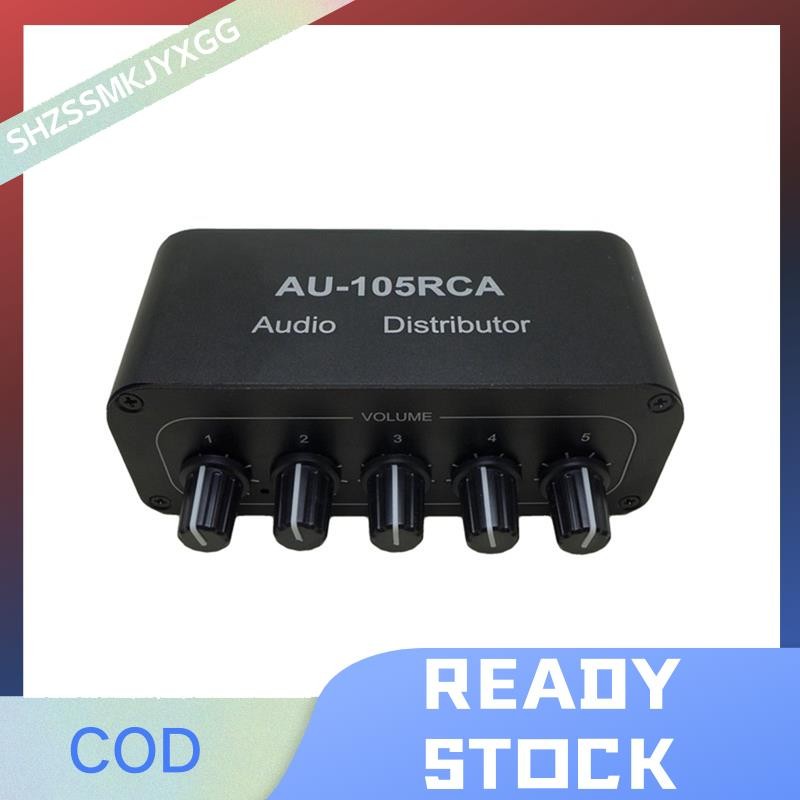 Stereo Audio Mixer 1 Input 5 Output MultiChannel Audio Source