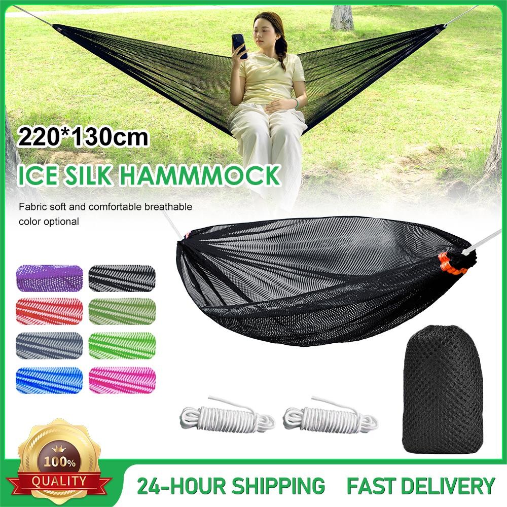 Duyan Ice Silk Hammock Travel Hammock with Storage Bag Duyan Hammock ...