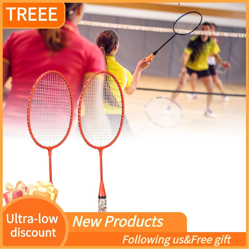 treee-ph Badminton Racket Comfortable Grip Iron Alloy Sports for Kids ...