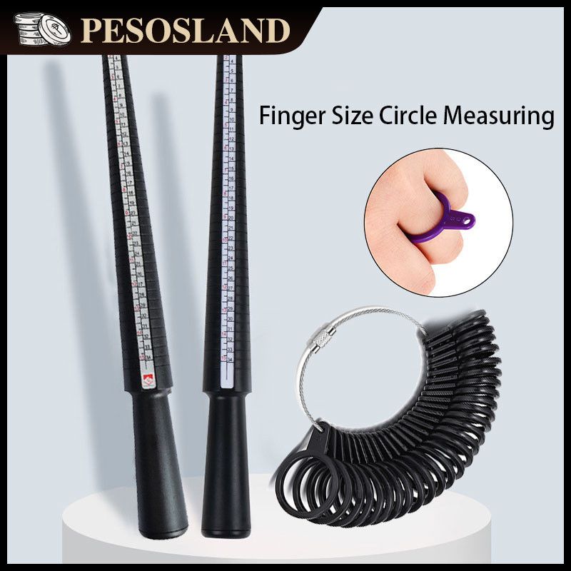 1Set US/HK Size Ring Sizer Finger Sizing Ring Sizer Measuring Jewellery ...