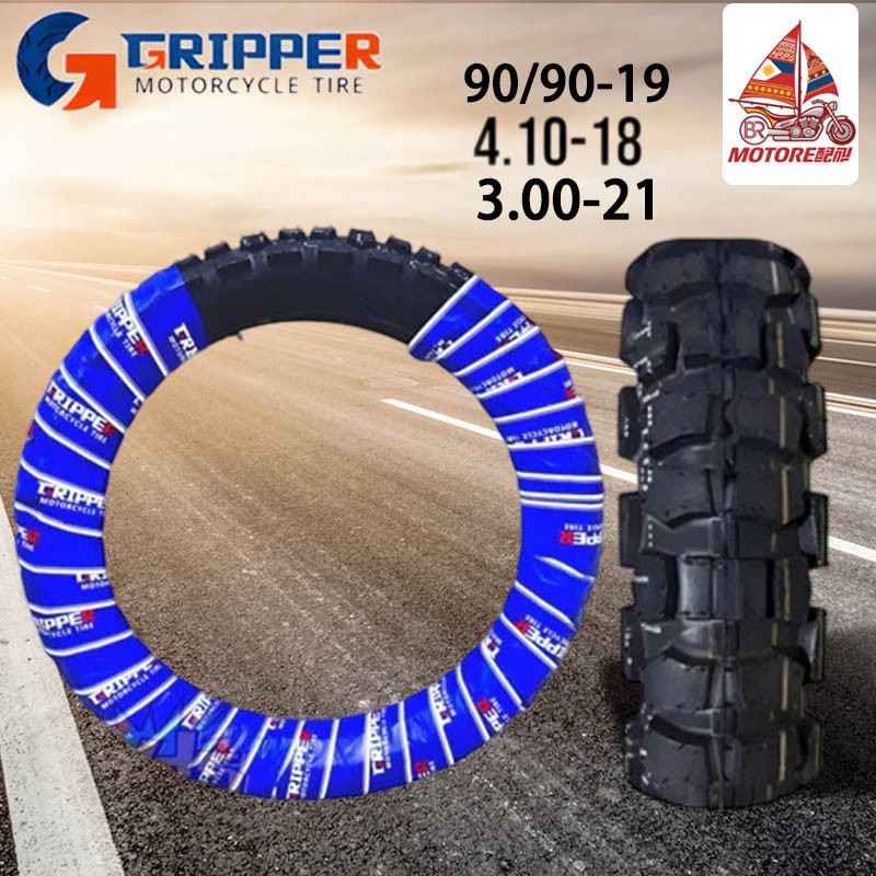 GRIPPER SHELL OFF ROAD TIRE AX046 3.00-21/4.10-18/90/90-19 57P/58P/64P ...