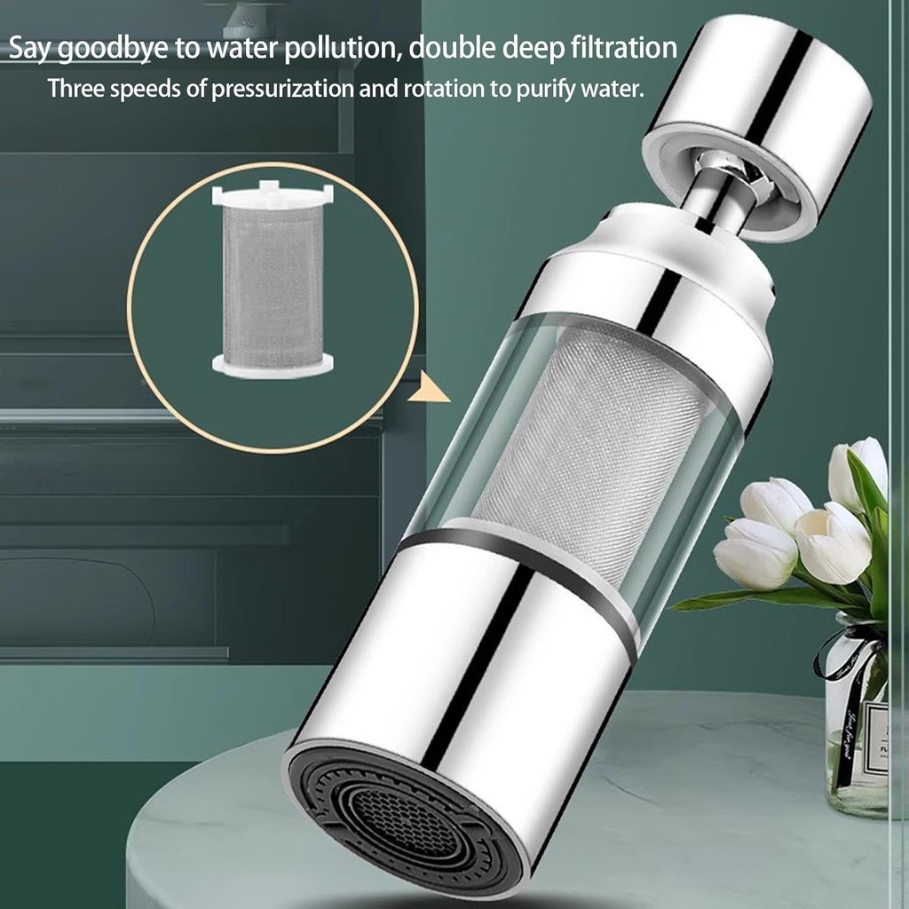 Sink Faucet Water Filter | Carbon Block Water Filter, 360 Degree ...