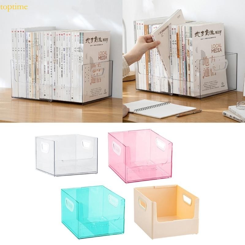 Top Office Document File Organizer Box Container Expanding Bookend ...