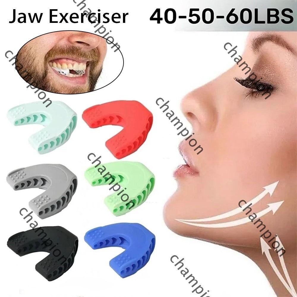 CHAMPIONO 1Pcs Masseter Ball, Face Stress Jawline Muscle Bite Balls, 40 ...