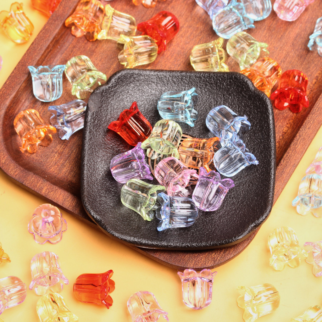 10Pcs 17*15mm Acrylic Transparent DIY Jewelry Making Accessories