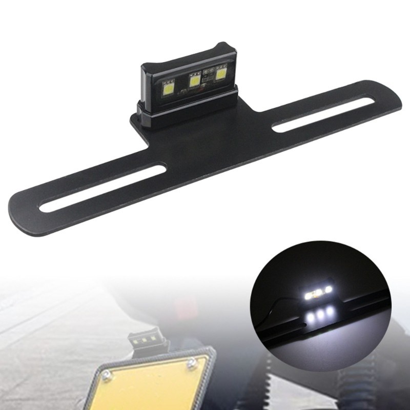Alilin Bright LED Motorcycle Tail Light with License Plate Illumination ...