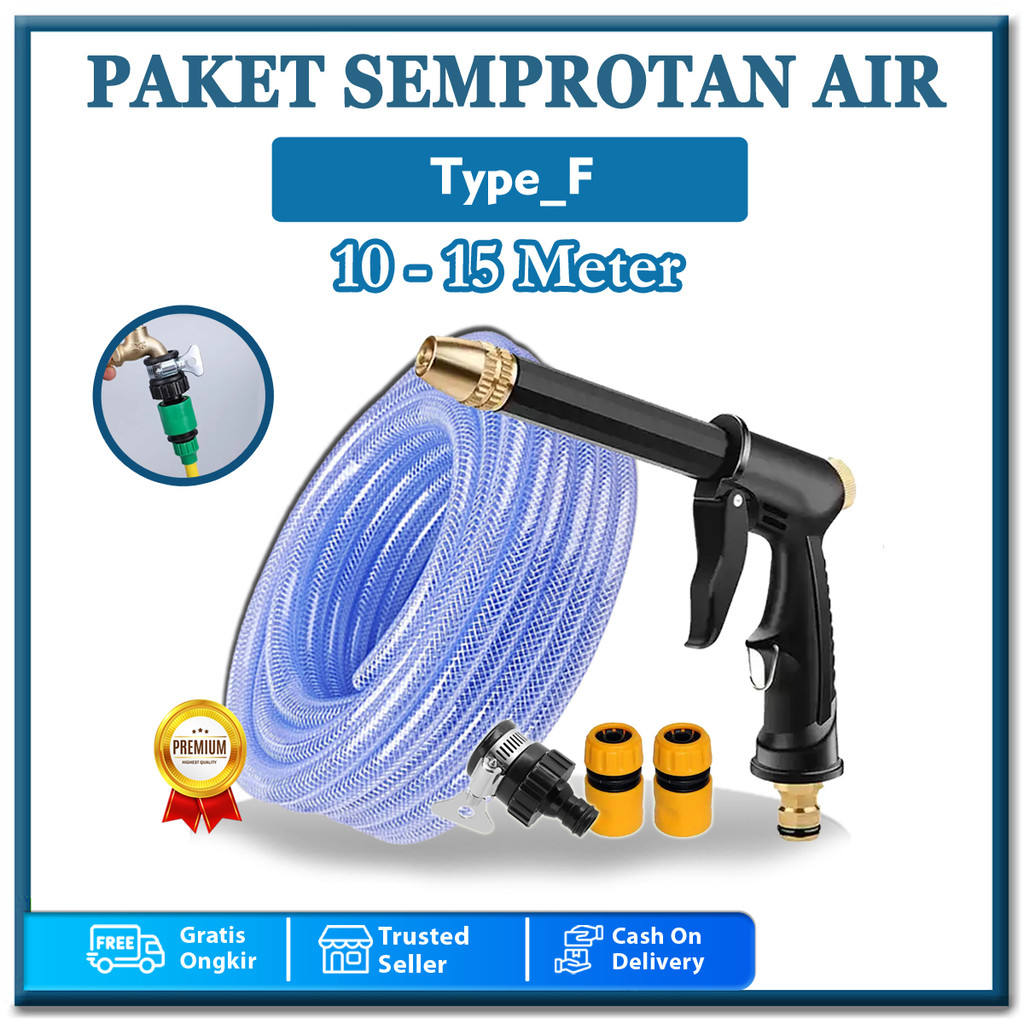 Water Hose SPRAY Hose Fiber Thread Transparent 1015 Meters 1 Roll JET