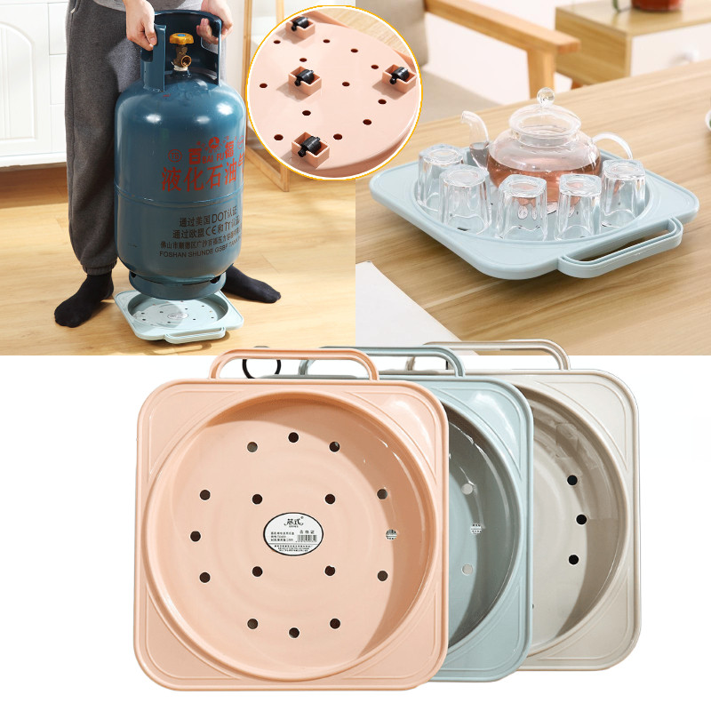 【PH STOCK & Ship in 24】Moveable Rolling Storage Tray Gas Tank Swivel