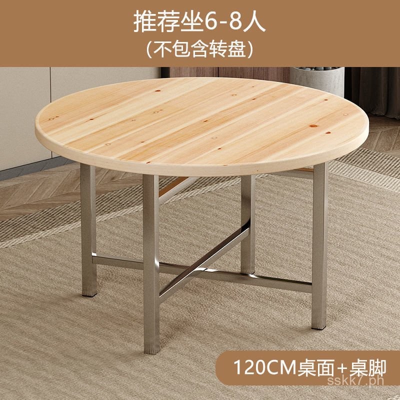 Thickened Large round Desktop Solid Wood Round Table Table Top ...