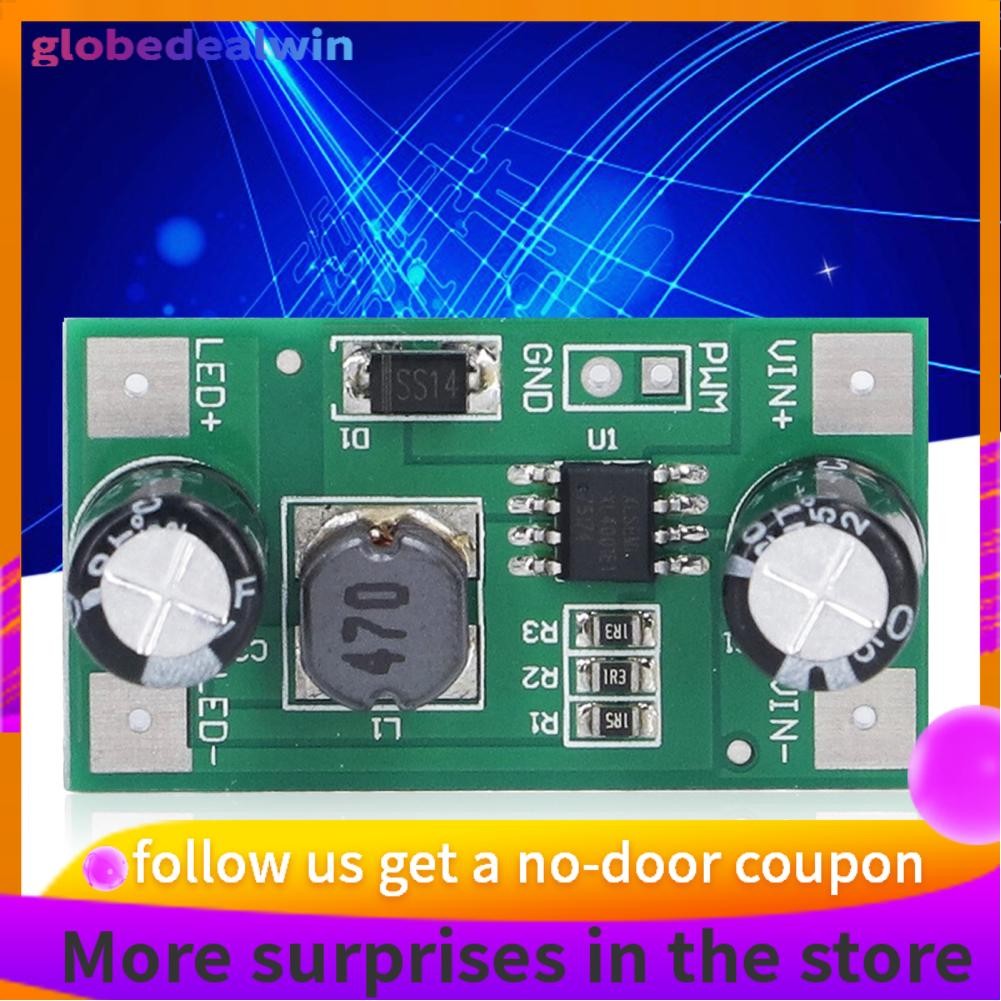 Globedealwin LED Driver Module DC to Board 5‑35V Input 350mA Output PWM ...