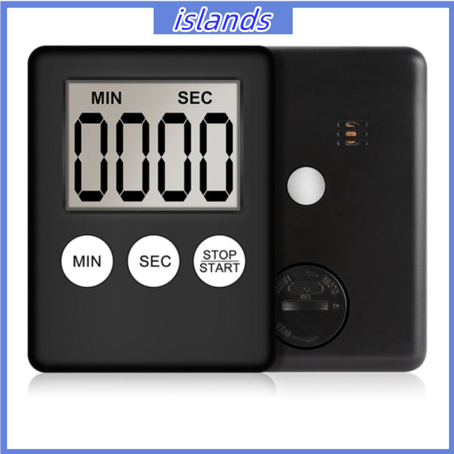 【IS】 Kitchen Timer Lcd Digital Screen Chronograph Timer Square Cooking ...