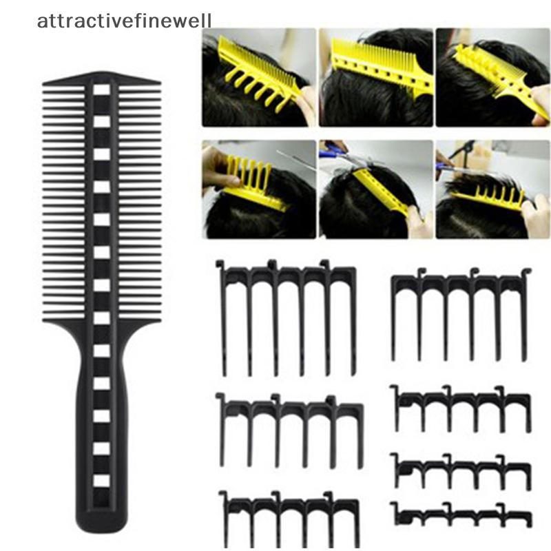 [attractivefinewell] Men Hair Trimming Template Curved Plastic Hair