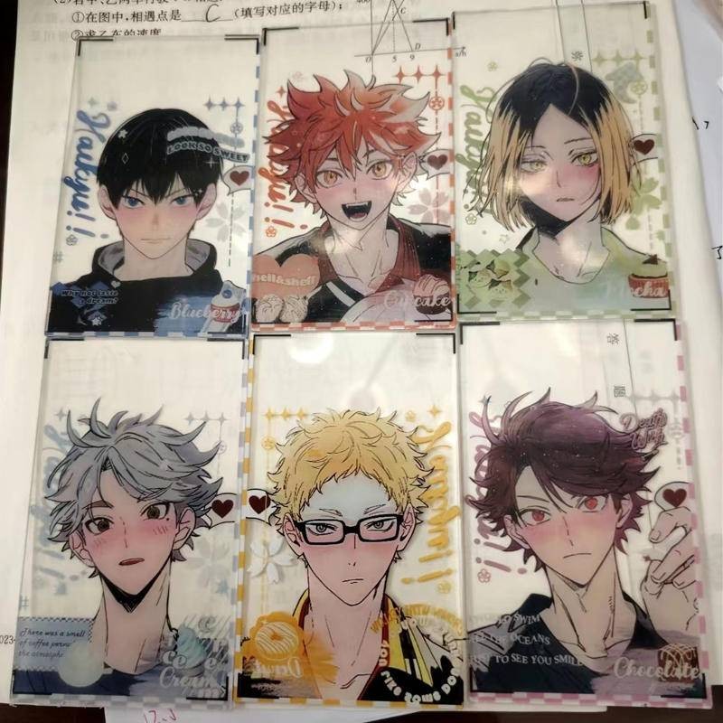 Haikyuu Acrylic Transparent Card Photo Props Diy Card Anime Kozume ...