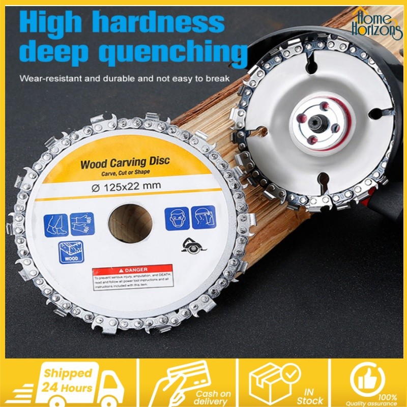 4/5 Inch Wood Carving Chain Disc Saw Blade Grinder for Angle Grinder