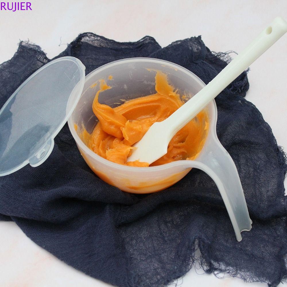 RUJIER Mixing Bowl Stackable AntiDrop Cream Icing Microwave Plastic