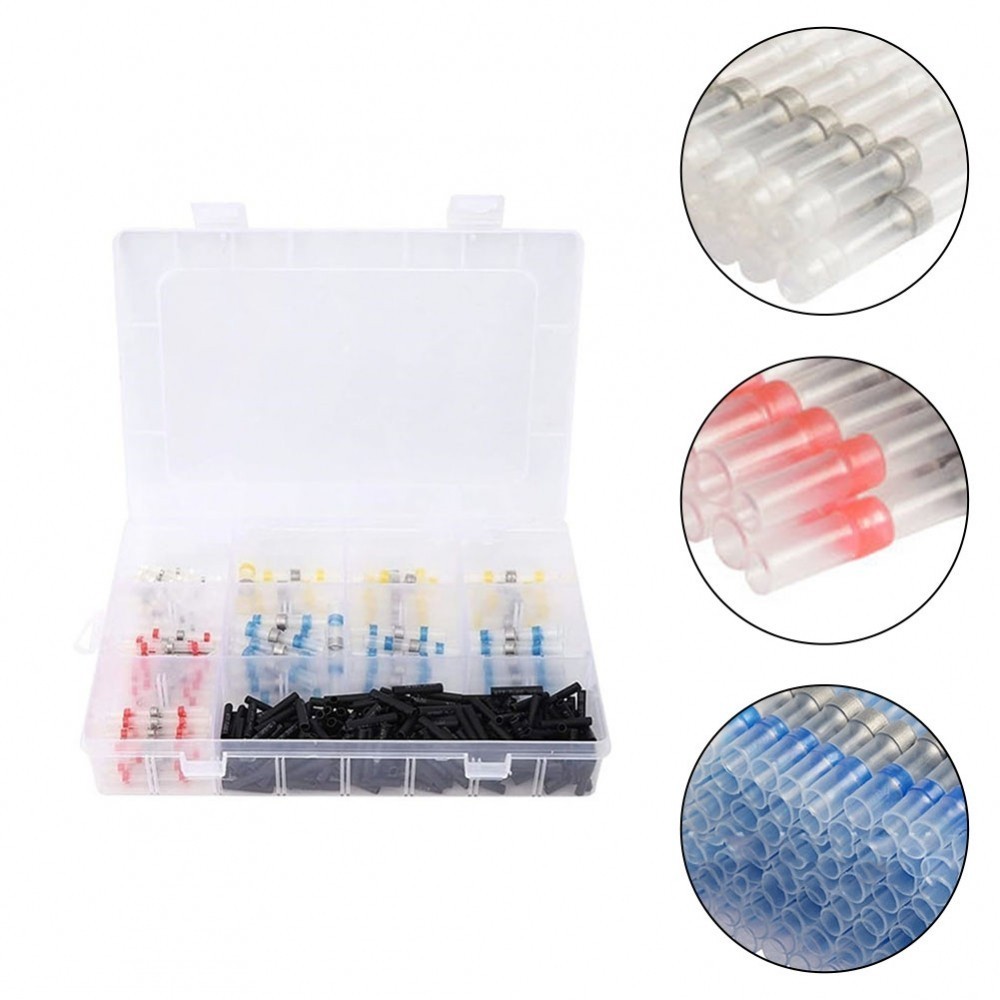 Soldering Made Easy 800pcs Cable Connector Kit with Heat Shrink Options