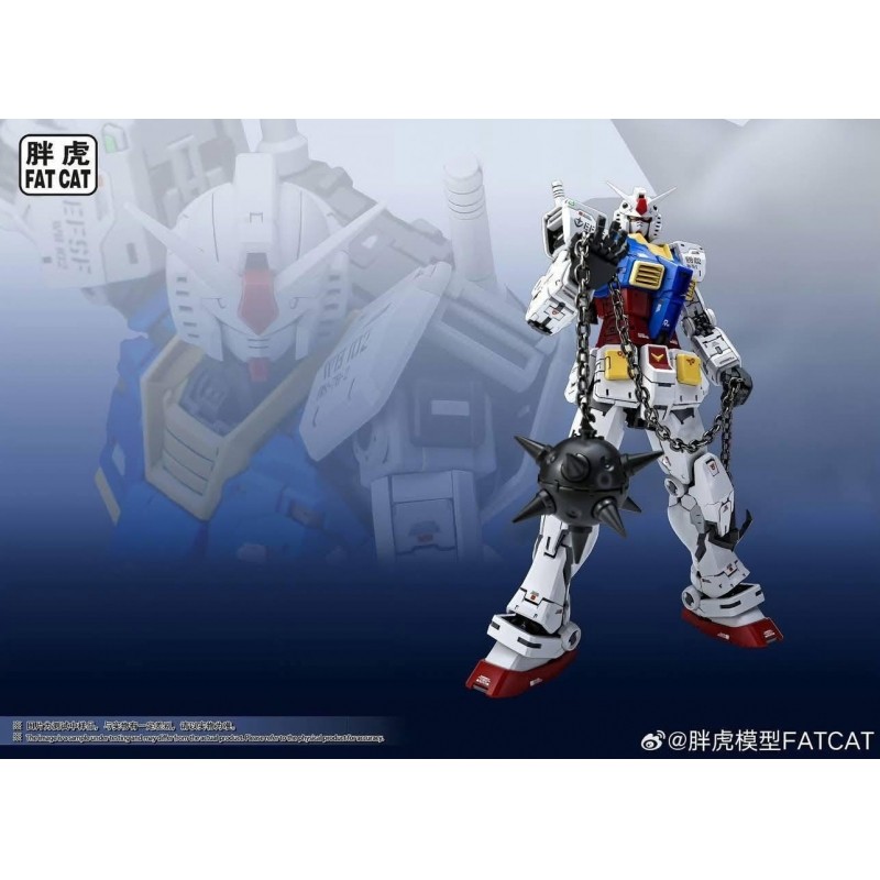 Fat Cat / Panda Model 1/100 Gundam RX-78-2 (RG 2.0 Ver.) Mainan Model ...