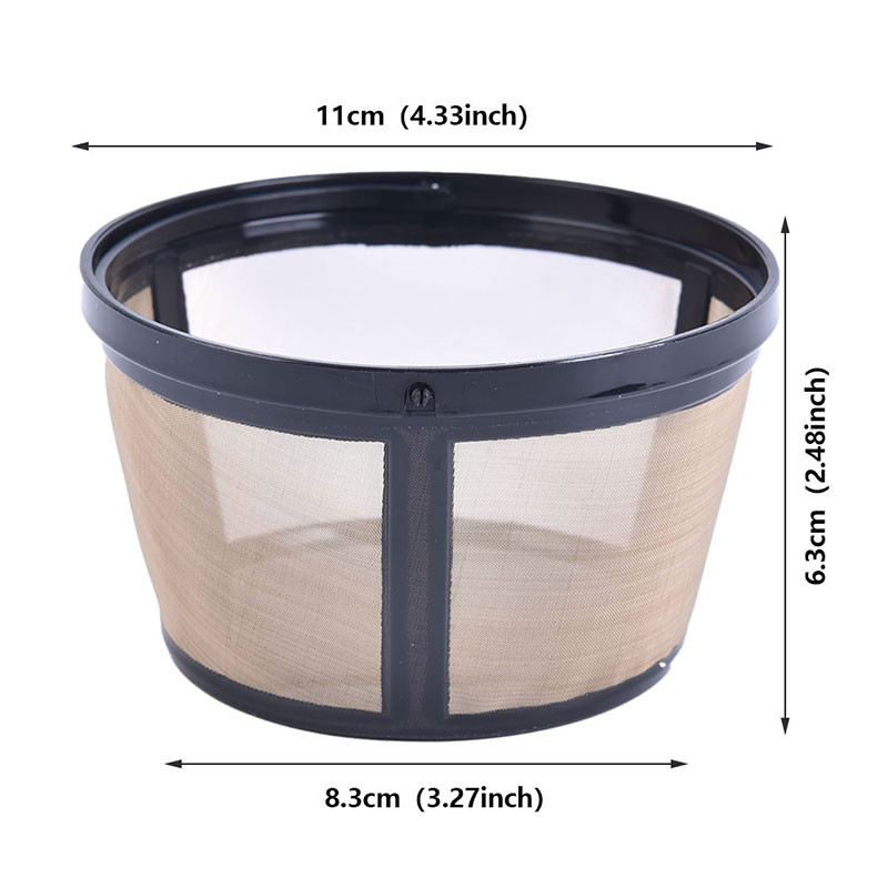 Fbph Stainless Steel Cylindrical Filter Basket Pot Mesh Screen Coffee ...