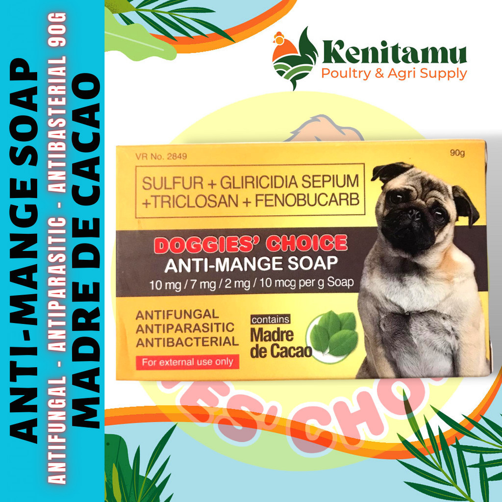 PET CARE- DOGGIE'S CHOICE-ANTI-MANGE SOAP-ANTIPARASITIC-ANTIFUNGAL-ANTI ...