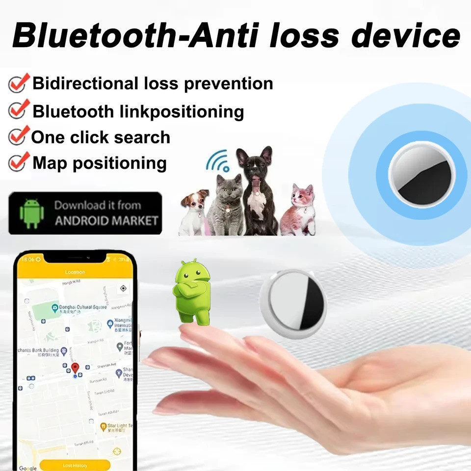 Smart Bluetooth GPS Anti lose Tracker Sound locate alarm For keys ...