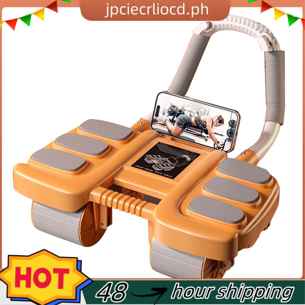 hot saleAb Roller with Elbow Support,Rebound Ab Roller, Four Wheel Ab ...