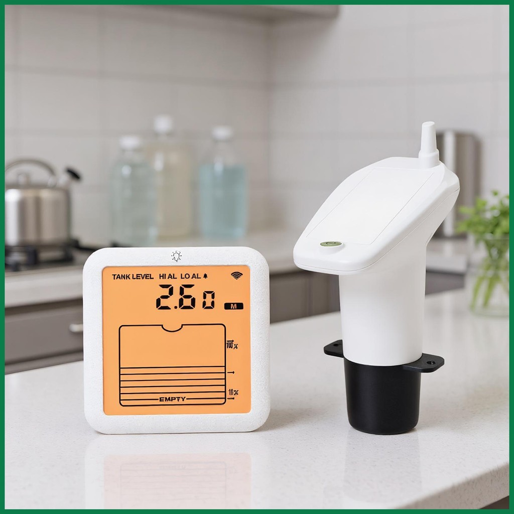 Water Tank Level Monitor Ultrasonic Water Level Monitor Multifunctional ...
