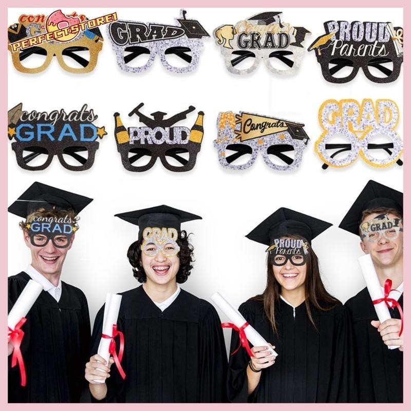 perfect Graduation Eyeglasses 2024 sequined Fancys Grad Graduation ...