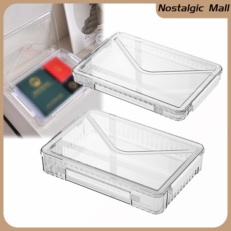 Important Papers Storage Box Large Size Certificate Protection Case ...