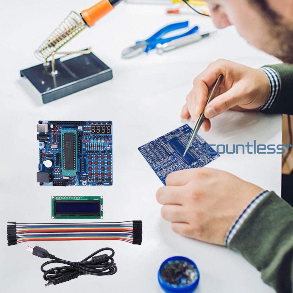51 Microcomputer Module Electronic Component STC89C52 DIY Kit ...