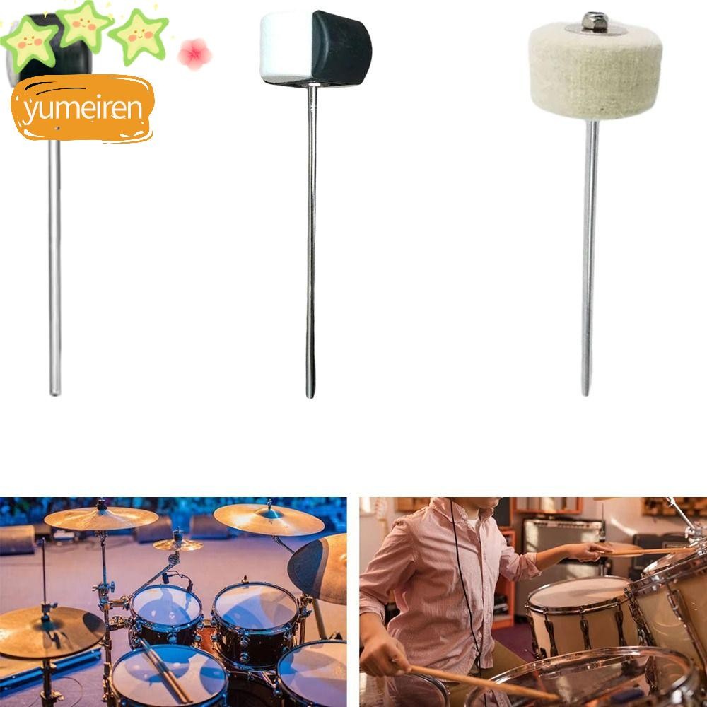 パーカッション・打楽器 Bass drum beater set! Amazon.com: Facmogu 2PCS Dual Sided Bass Drum Pedal Beater