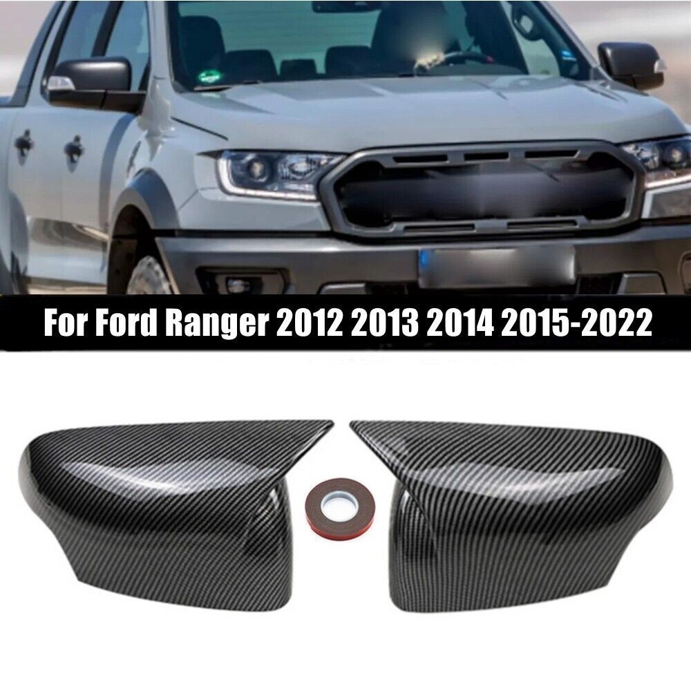 For Ford Ranger T6 Raptor Wildtrak 2012-2021 Rearview Side Mirror Cover ...