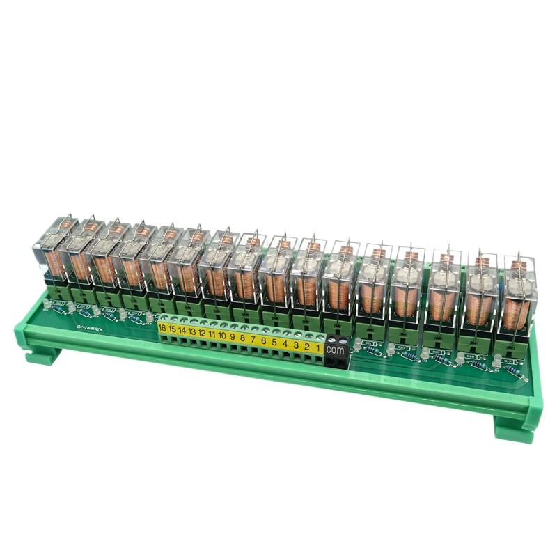 Omron relay module PLC amplifier board adapter board 16 relay module ...