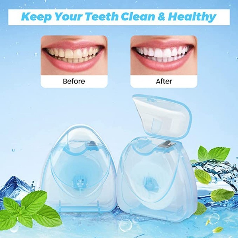 50M Floss Portable Dental Care for Oral Clean Effective Plaque Removal ...